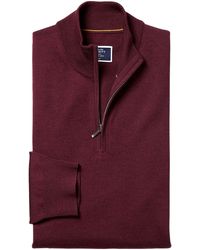 Charles Tyrwhitt - Merino Wool Quarter Zip Sweater - Lyst
