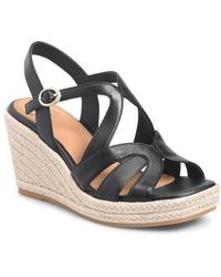 Söfft - Norma Slingback Espadrille Platform Wedge Sandal - Lyst