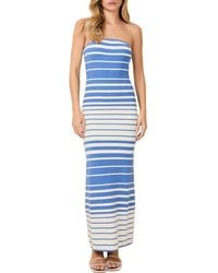 Solid & Striped - The Caroline Strapless Maxi Dress - Lyst