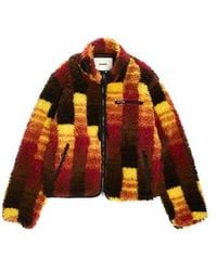 vowels - Jacquarded Fleece Jacket - Lyst
