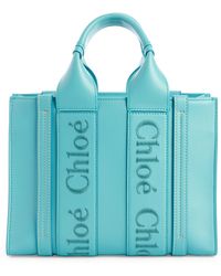 Chloé - Small Woody Leather Tote - Lyst