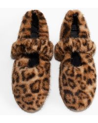 H&M - Fluffy Slippers - Lyst