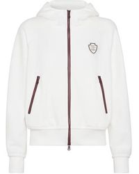 Brunello Cucinelli - Pique Sweatshirt With Logo - Lyst