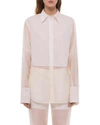 Helmut Lang - Woven Button-Up Shirt - Lyst