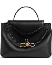 Bottega Veneta - Small Ciao Ciao Knot Detail Leather Top Handle Bag - Lyst