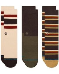 Stance - Mill House Assorted 3-Pack Cotton Blend Crew Socks - Lyst