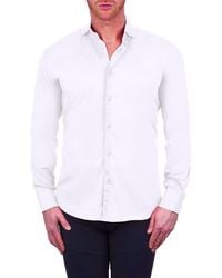 Maceoo - Einstein Stretch Cotton-Blend Button-Up Shirt - Lyst