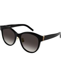 Saint Laurent - 56mm Gradient Cat Eye Sunglasses - Lyst