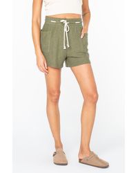 Roxy - Sunny Coast Cotton Blend Shorts - Lyst