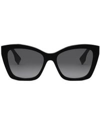 Fendi - Lettering 55Mm Gradient Square Sunglasses - Lyst