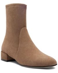 Stuart Weitzman - Bacari Leather Bootie - Lyst