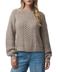 Splendid - Celeste Cable Stitch Sweater - Lyst