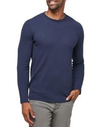 Travis Mathew - Waffle Knit Crewneck Long-Sleeve Tee - Lyst