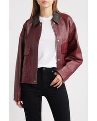 Rag & Bone - Nonie Leather Jacket - Lyst