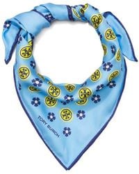 Tory Burch - Silk Triangle Scarf - Lyst