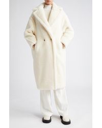 Max Mara - Tedgirl Oversize Double Breasted Alpaca Blend Coat - Lyst