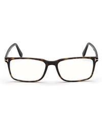 Tom Ford - 56Mm Rectangular Light Blocking Optical Glasses - Lyst