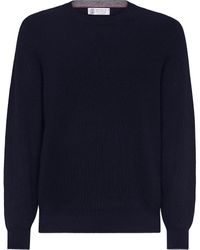 Brunello Cucinelli - English Rib Knit Sweater - Lyst