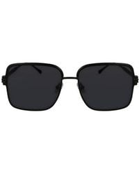 Ferragamo - Gancini 57Mm Modified Rectangular Sunglasses - Lyst