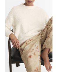 Mango - Bouclé Effect Pajama Sweater - Lyst