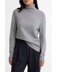 Barbour - Pendle Elbow Patch Wool & Cotton Turtleneck Sweater - Lyst