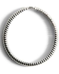 Mango - X Kaia Gerber Embossed Necklace - Lyst