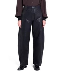 Twp - Beryl Coated Barrel Leg Pants - Lyst
