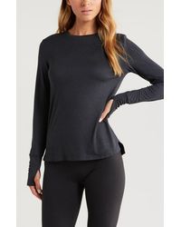 Zella - Liana Restore Soft Lite Long Sleeve T-Shirt - Lyst