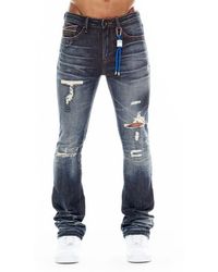 Cult Of Individuality - Lenny Ripped Bootcut Jeans - Lyst