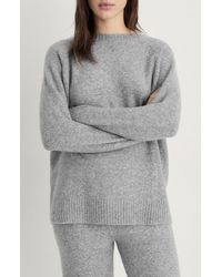 Mango - Crewneck Raglan Sleeve Sweater - Lyst