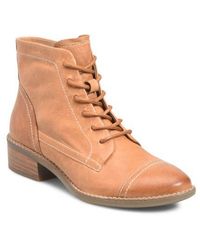 Comfortiva - Cordia Leather Bootie - Lyst