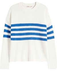 Faherty - Miramar Stripe Linen & Organic Cotton Sweater - Lyst