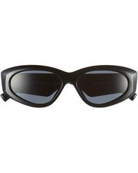 Le Specs - Under Wraps Oval Sunglasses - Lyst
