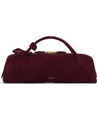 Alaïa - Le Teckel Suede East/West Clutch - Lyst