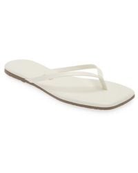 TKEES - Lily Square Toe Flip Flop - Lyst
