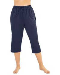 Swim 365 - Taslon Cover Up Capri Pant - Lyst