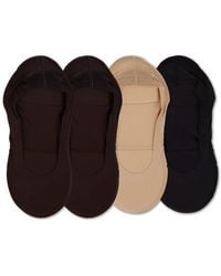 Memoi - Assorted 4-Pack Cushioned Liner Socks - Lyst