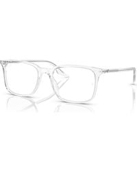 Ray-Ban - 55Mm Rectangle Optical Glasses - Lyst