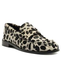 SCHUTZ SHOES - Tyche Genuine Calf Hair Penny Loafer - Lyst