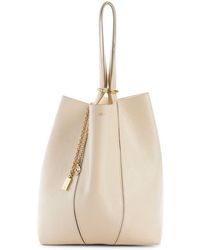 Chloé - Spin Leather Tote - Lyst