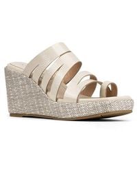Donald J Pliner - Annamaria Platform Wedge Slide Sandal - Lyst