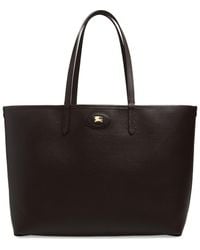 Burberry - Medium Bloomsbury Leather & Canvas Reversible Tote - Lyst