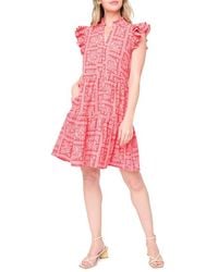 Gibsonlook - Scarf Print A-Line Dress - Lyst