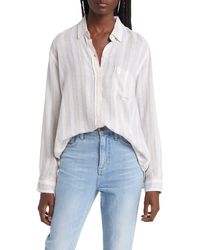 Rails - Charli Linen Blend Button-up Shirt - Lyst