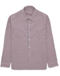 Fortela - Liam Cotton Chest Pocket Shirt - Lyst
