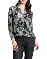 Apny - Printed Top - Lyst