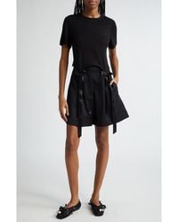 Simone Rocha - Easy Bow Tails Cotton T-Shirt - Lyst