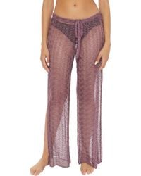 Becca - Riviera Crochet Cover-up Pants - Lyst