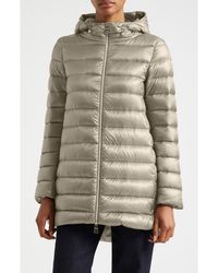 Herno - Shiny Nylon Hooded Down Puffer Jacket - Lyst