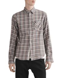 Rag & Bone - Fit 2 Plaid Cotton Button-up Shirt - Lyst